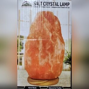 Salt Crystal Lamp - Orange